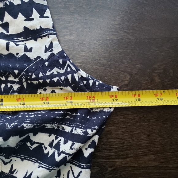 Jessica Simpson Archipelago Tribal Print Cut Out Back Dress 3/4 Size 7/8 - Picture 9 of 12